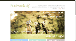 Desktop Screenshot of footworksbristol.com